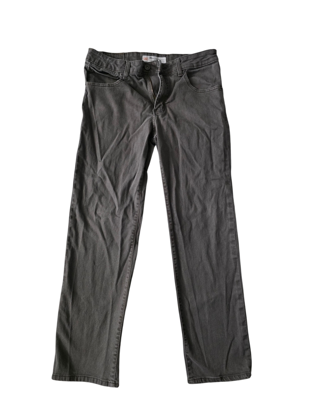 Lee Men's Dark Gray Straight-Leg Jeans